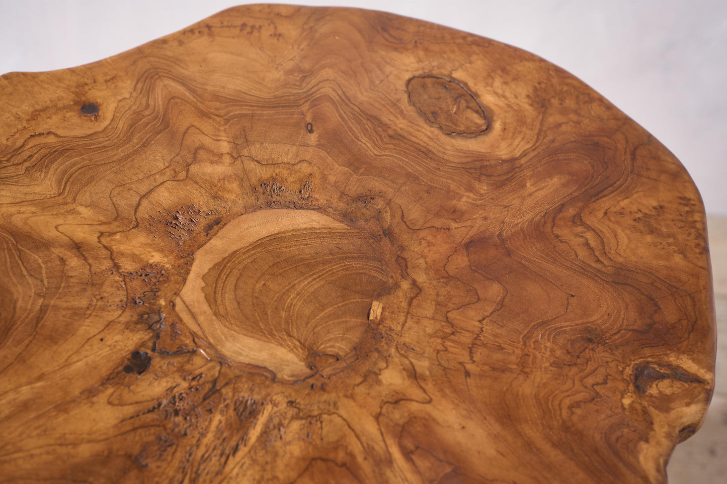 20th century olive wood French mountain side cupboard