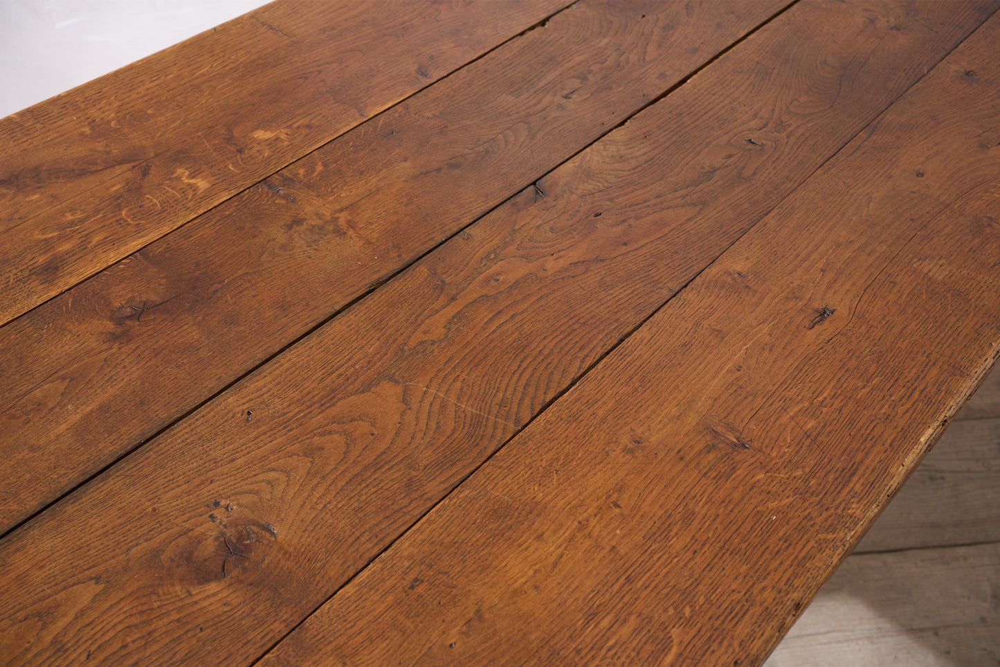 19th century Elm French farmhouse dining table