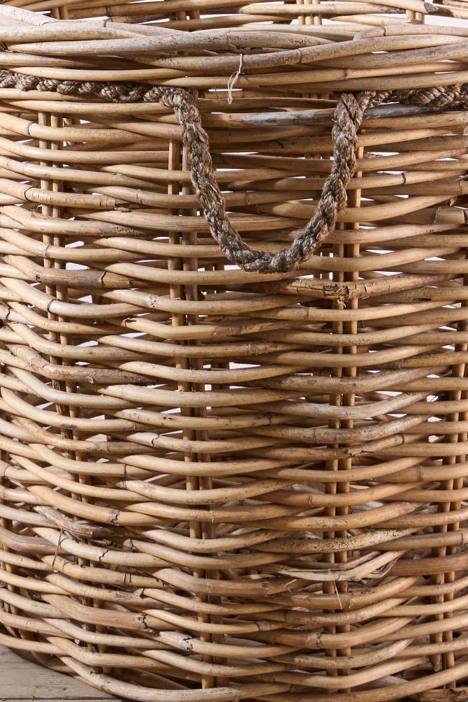 Huge early 20th century Wicker mill basket