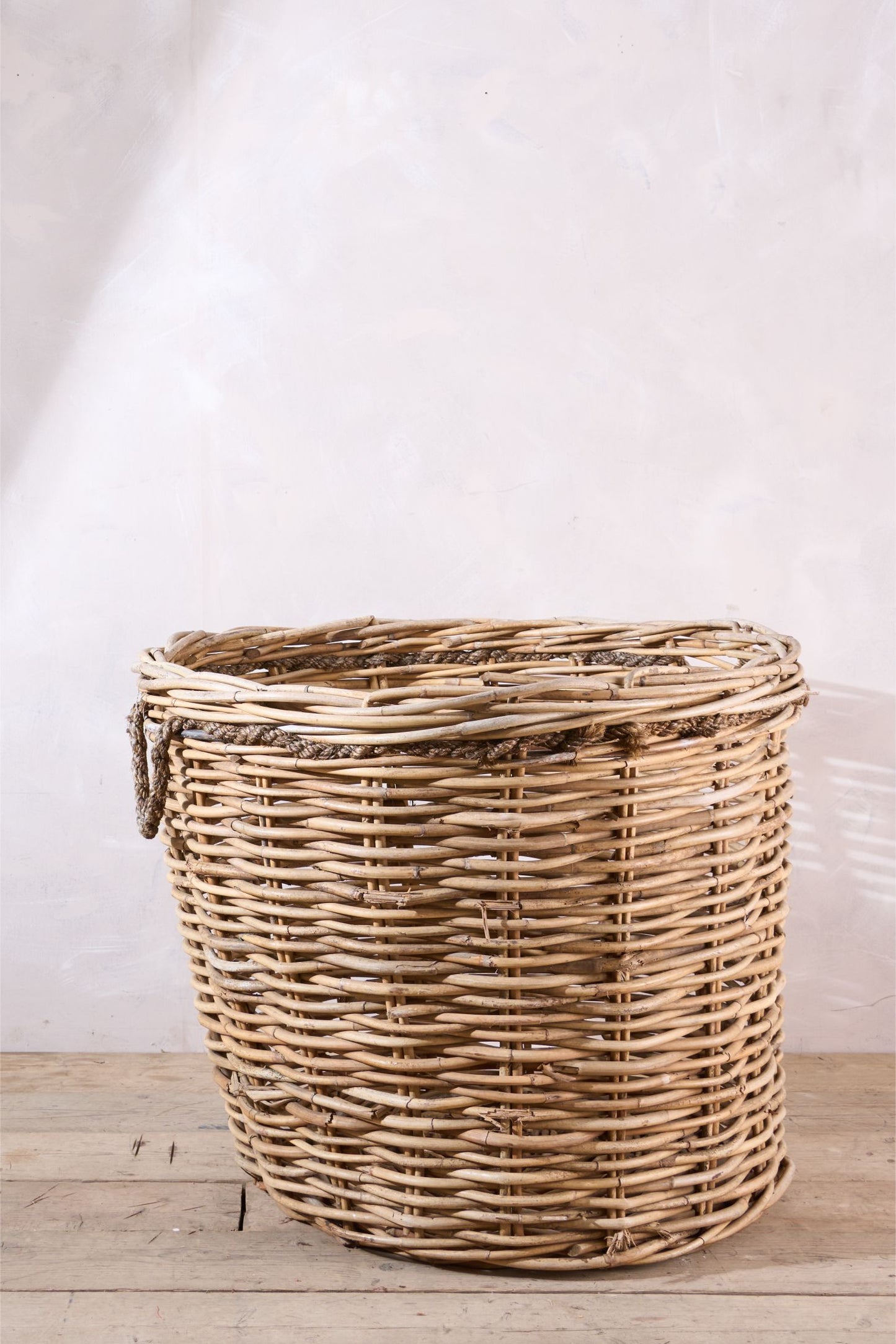 Huge early 20th century Wicker mill basket