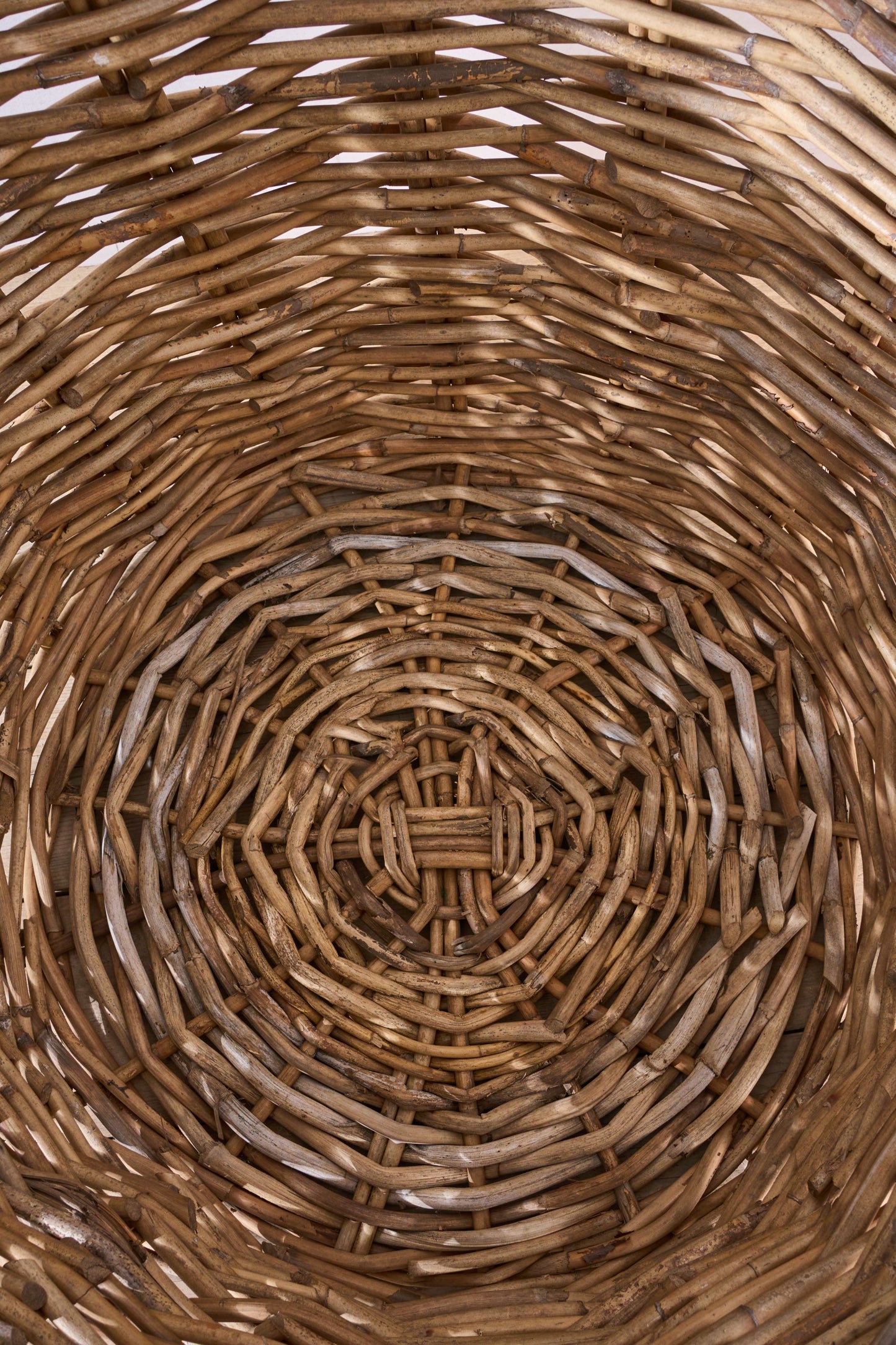 Huge early 20th century Wicker mill basket