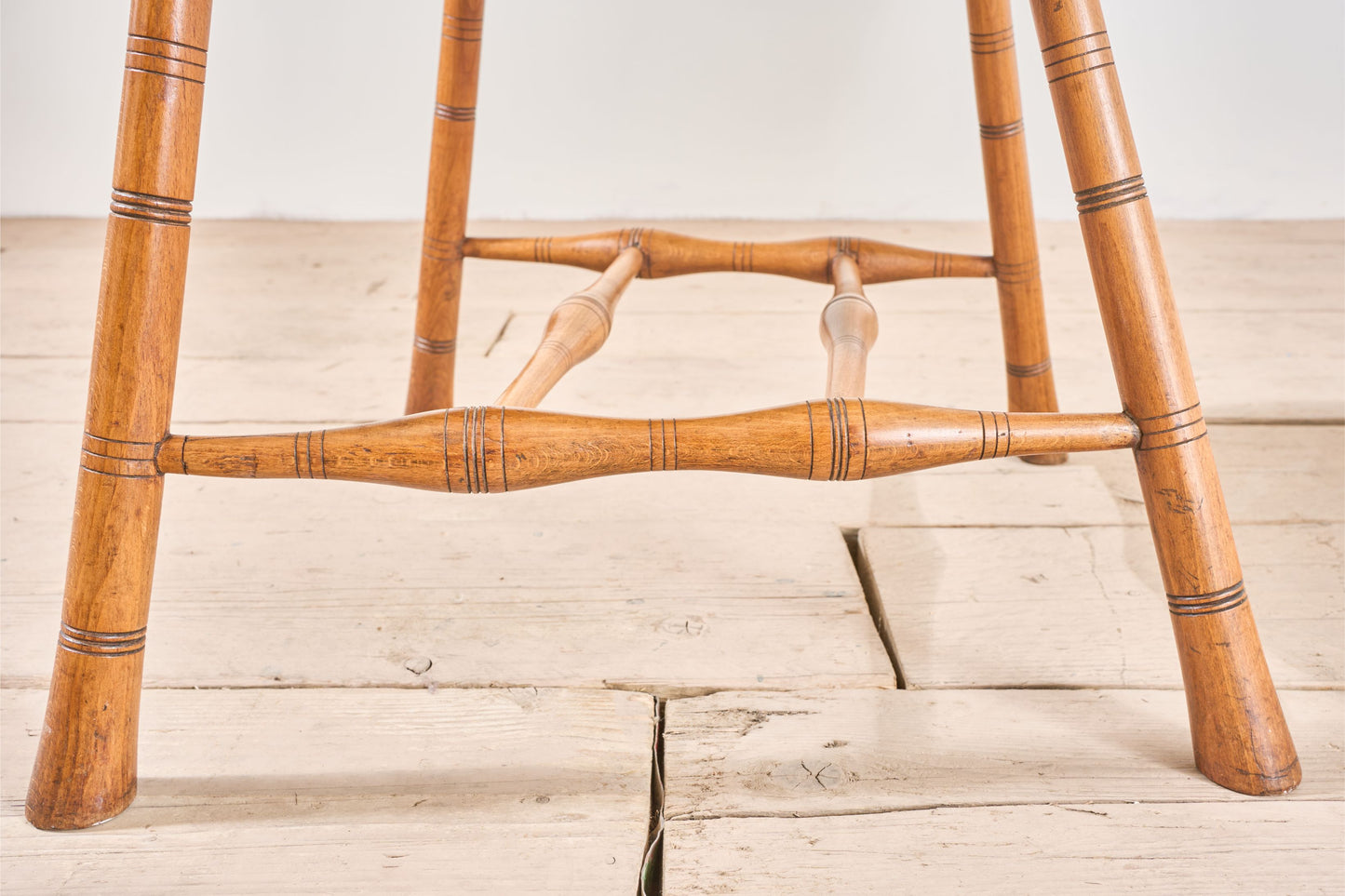 Unusual 19th century Arts and Crafts wingback Windsor chair