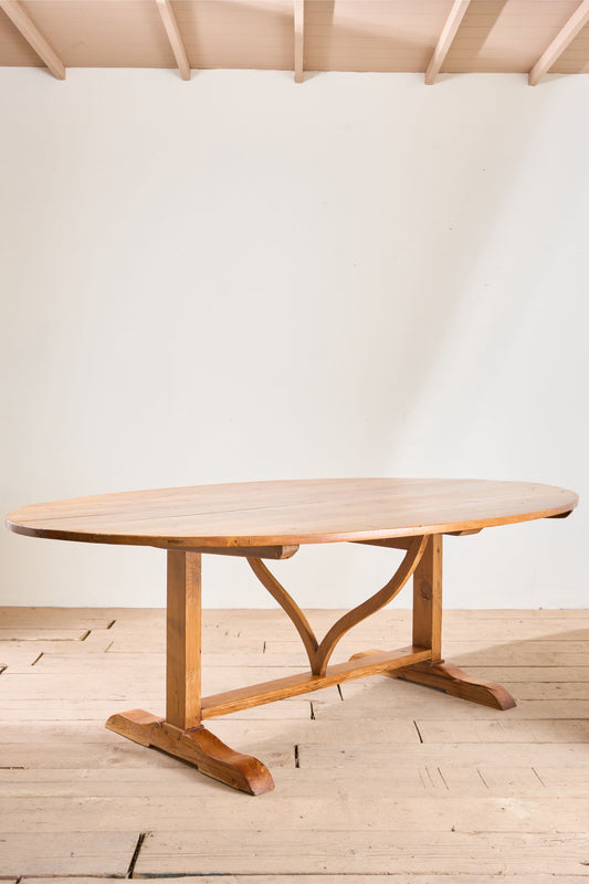 Rare very large 19th century Pine Vendange table