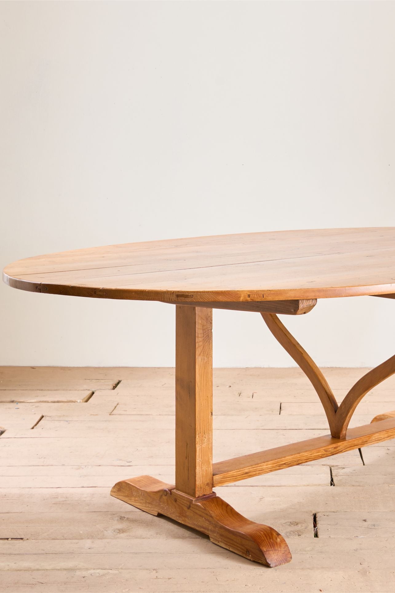 Rare very large 19th century Pine Vendange table