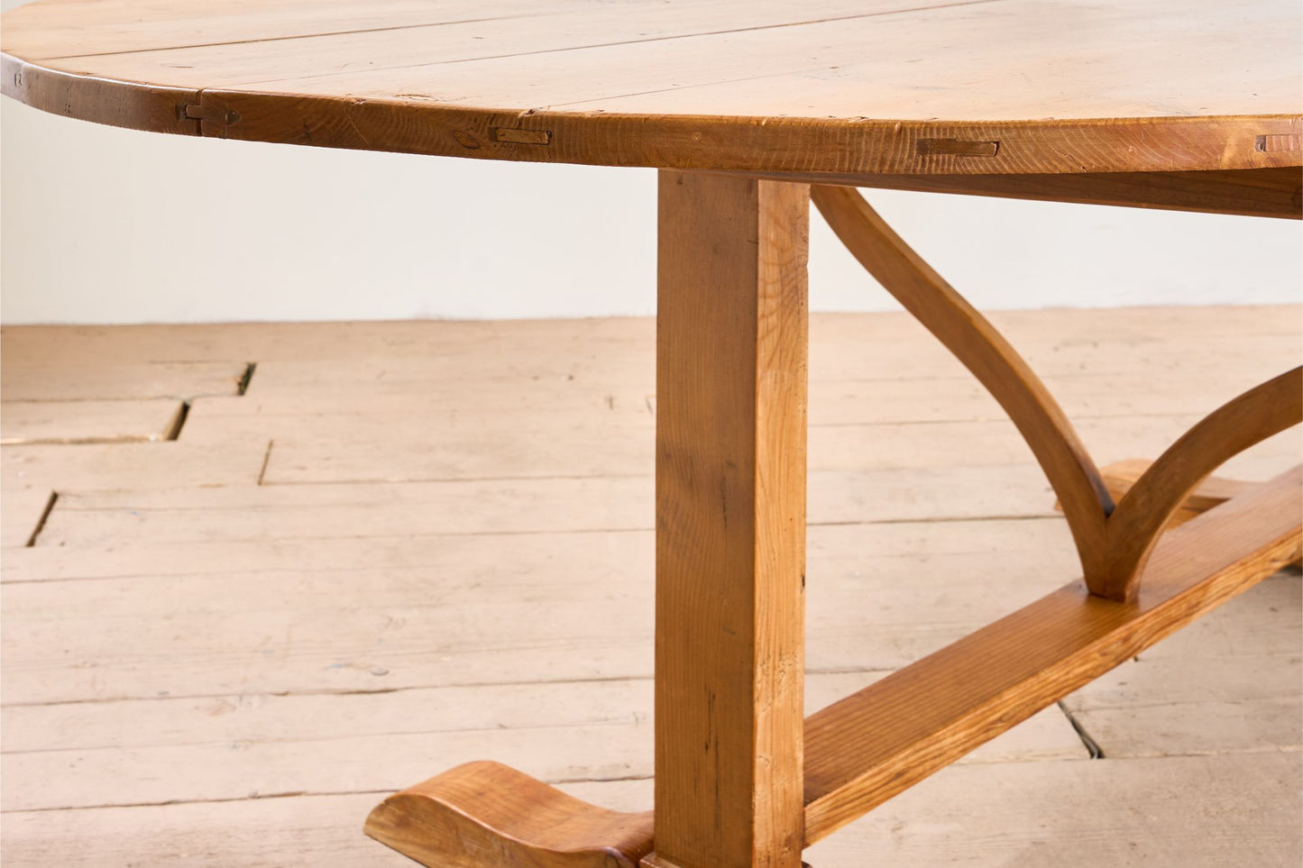 Rare very large 19th century Pine Vendange table
