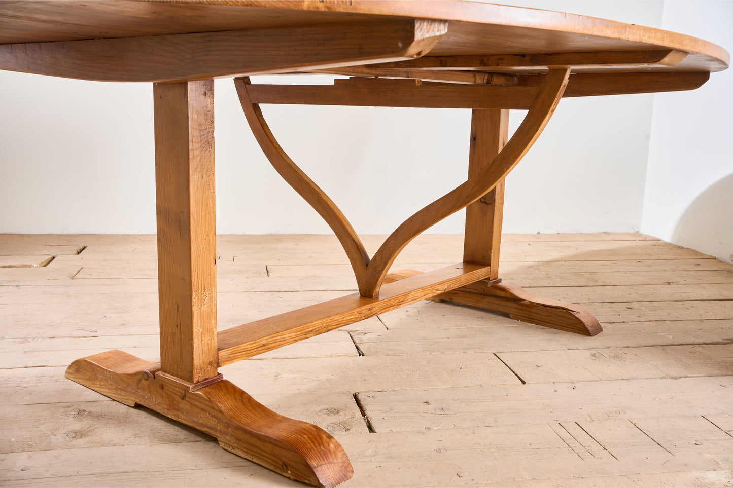 Rare very large 19th century Pine Vendange table