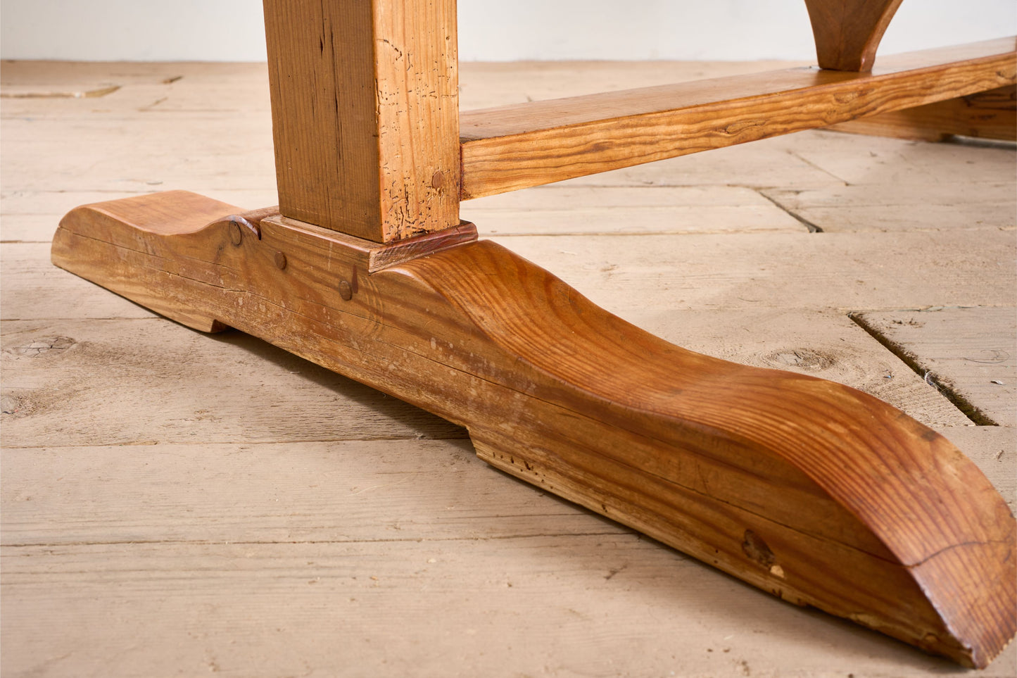 Rare very large 19th century Pine Vendange table