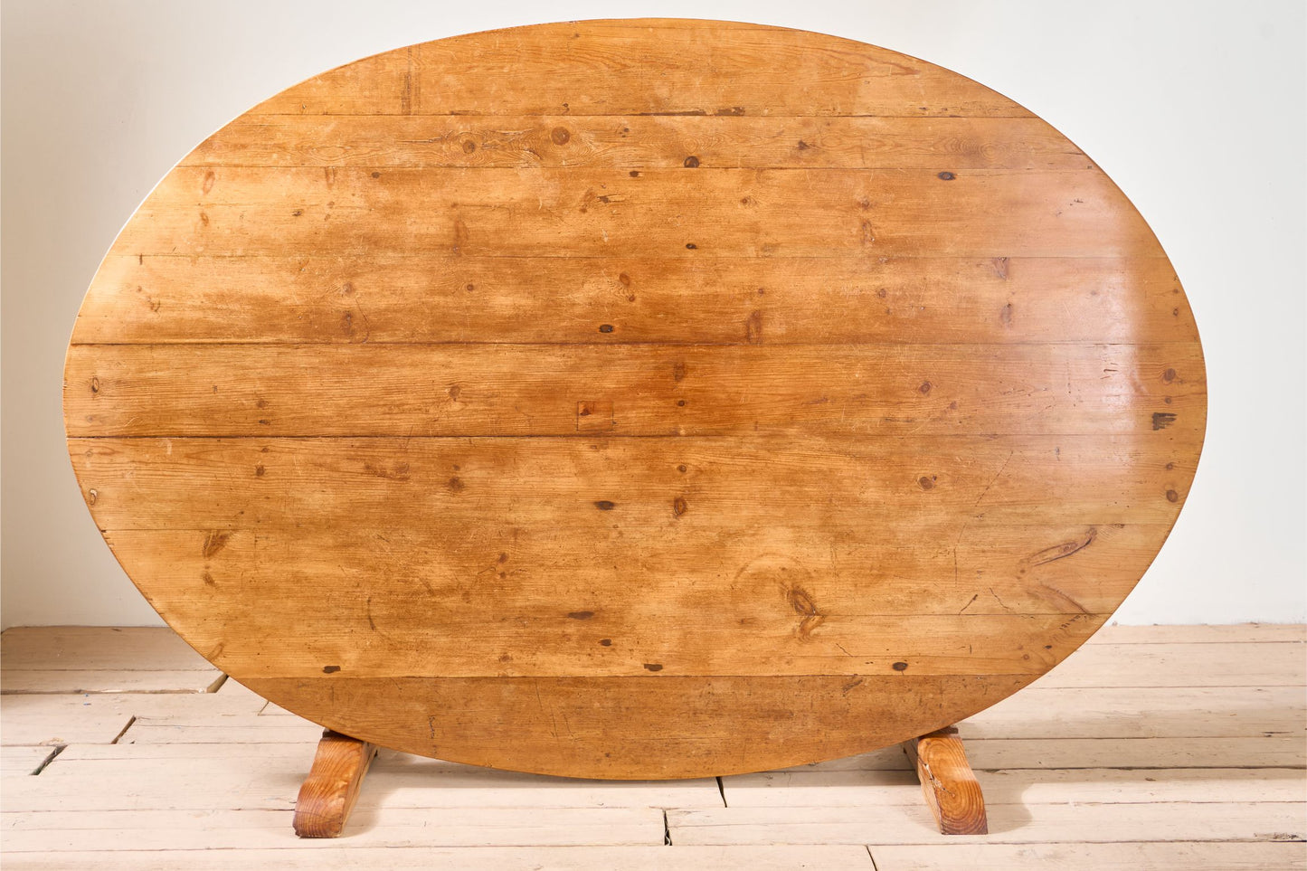 Rare very large 19th century Pine Vendange table