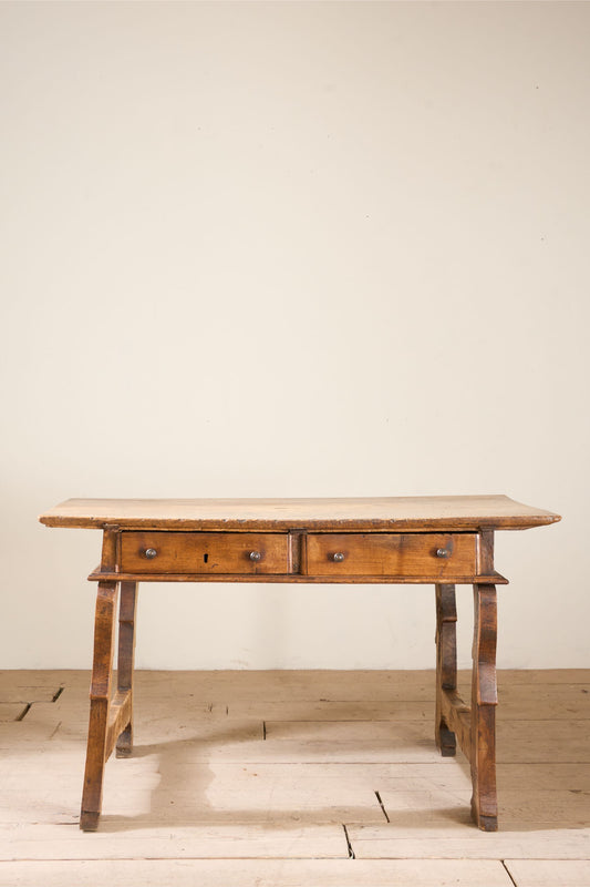 18th Century Spanish Single plank walnut table