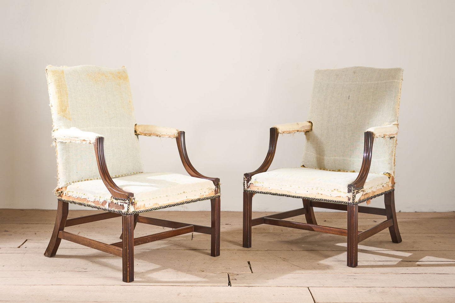 Pair of 20th century Gainsborough chairs