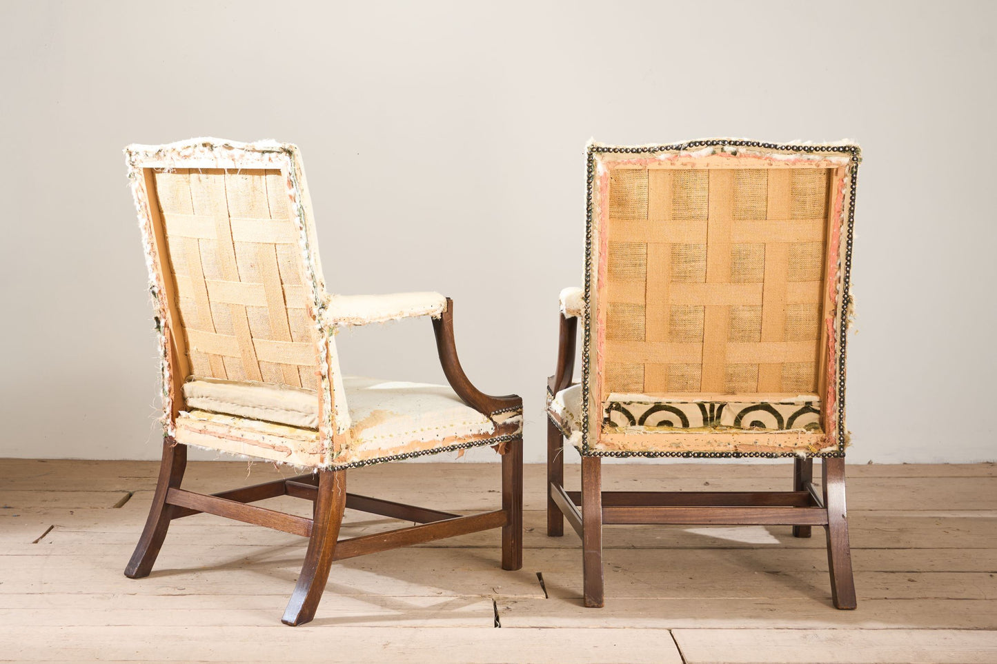 Pair of 20th century Gainsborough chairs