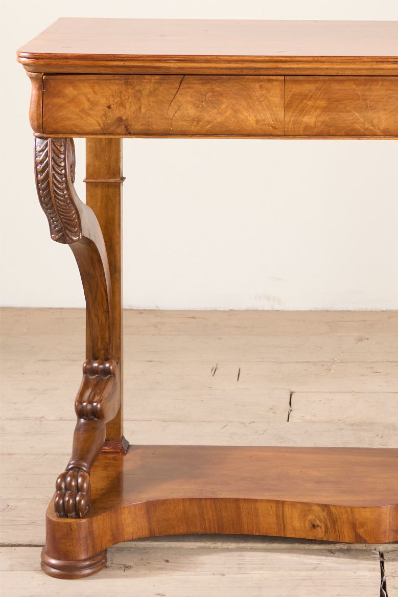 19th century Mahogany console table