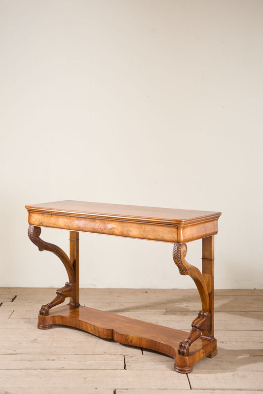 19th century Mahogany console table