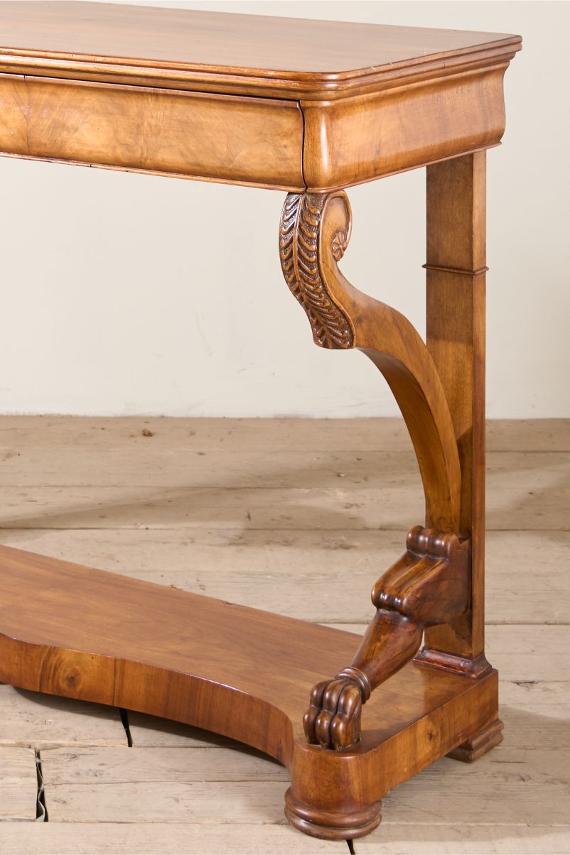 19th century Mahogany console table