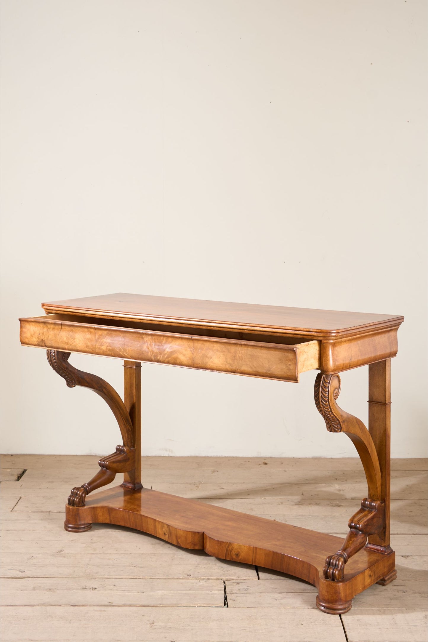 19th century Mahogany console table