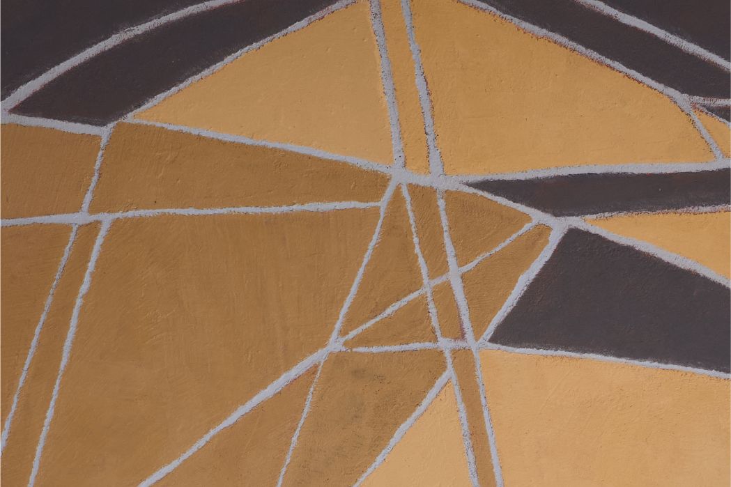 Large 20th century Abstract acrylic on board painting