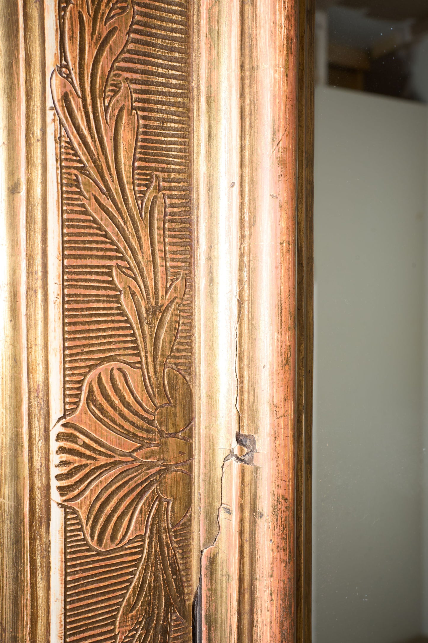 Early 19th century Large Spanish Gilt mirror