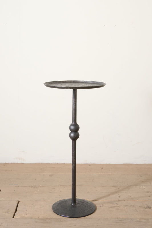 The 'Brokkr' Forged Steel Martini Table - Heavy texture