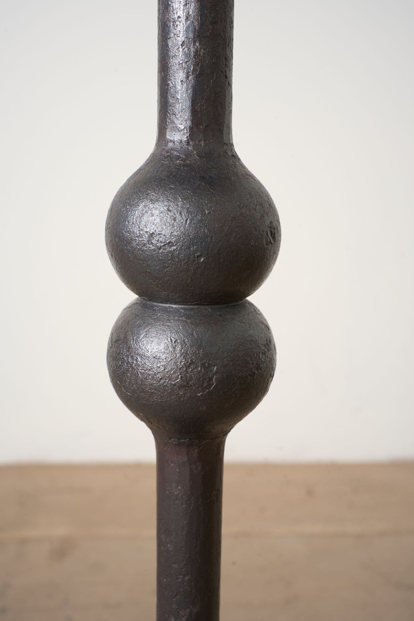 The 'Brokkr' Forged Steel Martini Table - Heavy texture