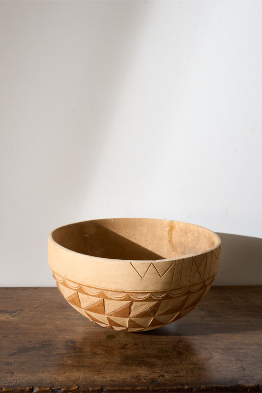 20th Century African carved Gourd bowl - No 2