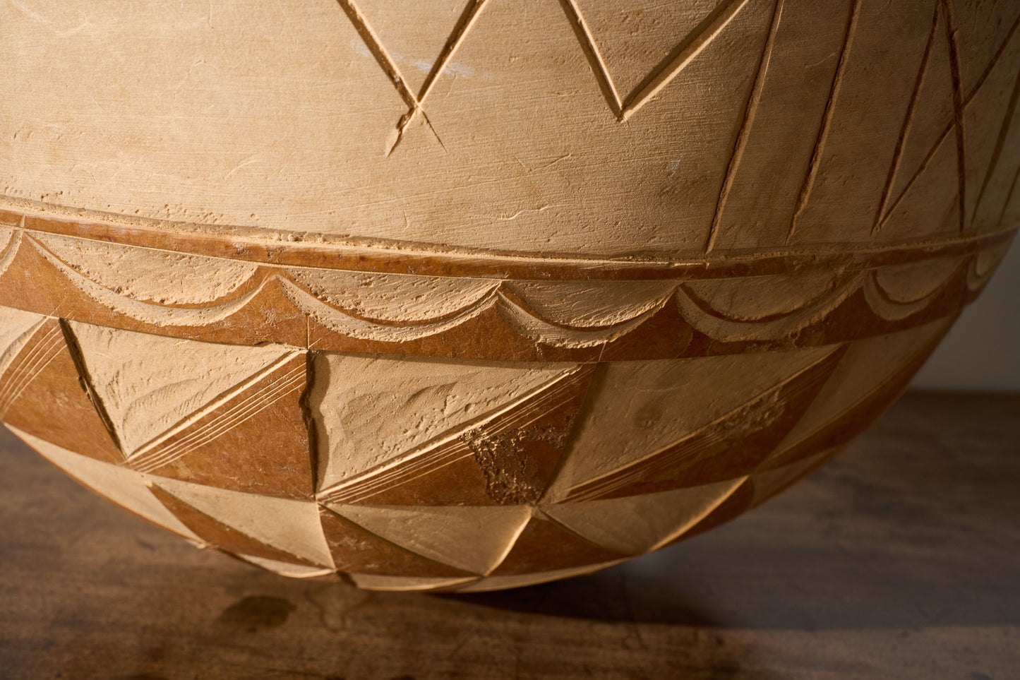 20th Century African carved Gourd bowl - No 2