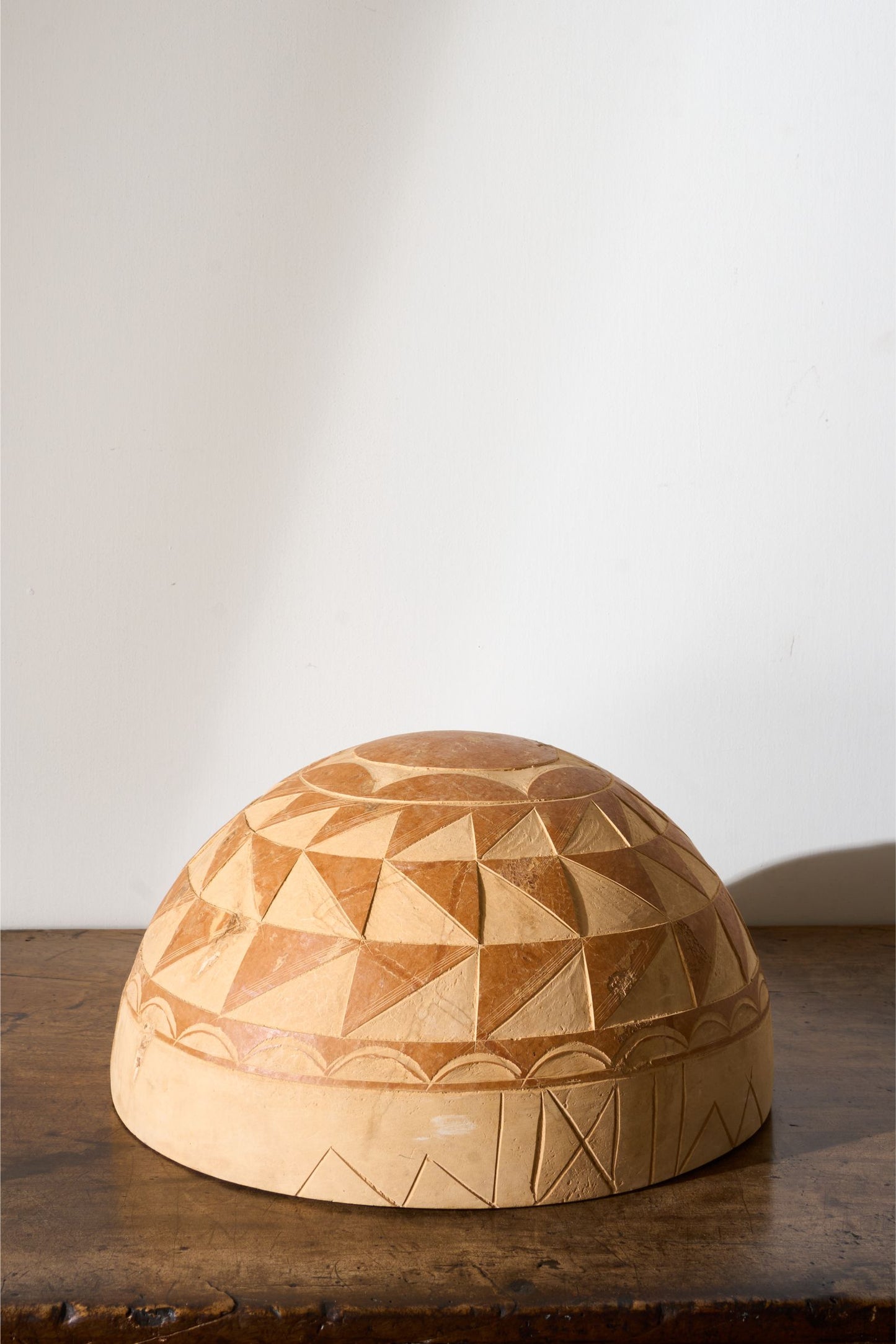 20th Century African carved Gourd bowl - No 2