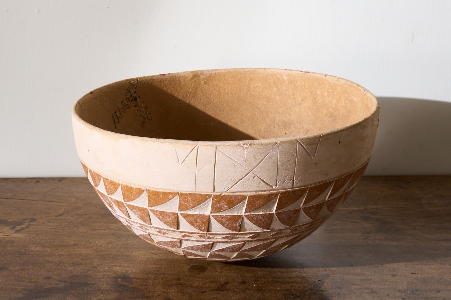 20th Century African carved Gourd bowl - No 3