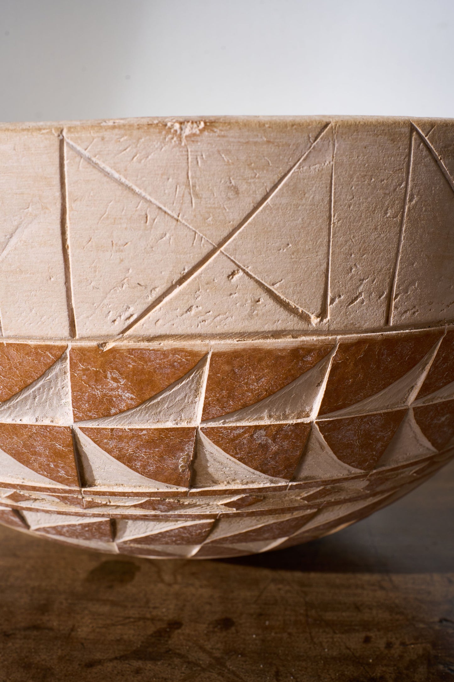 20th Century African carved Gourd bowl - No 3