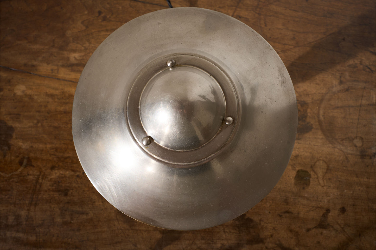 Art deco Chrome mushroom desk lamp by 'Kabeco'