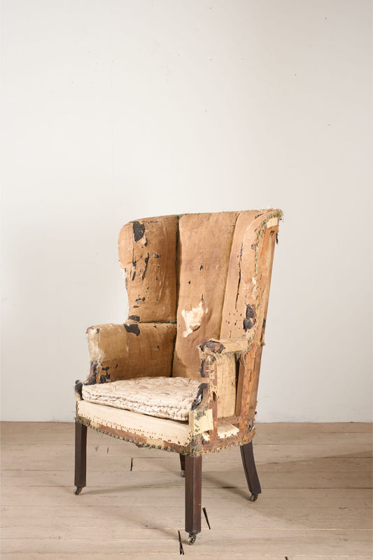 Georgian barrel back armchair