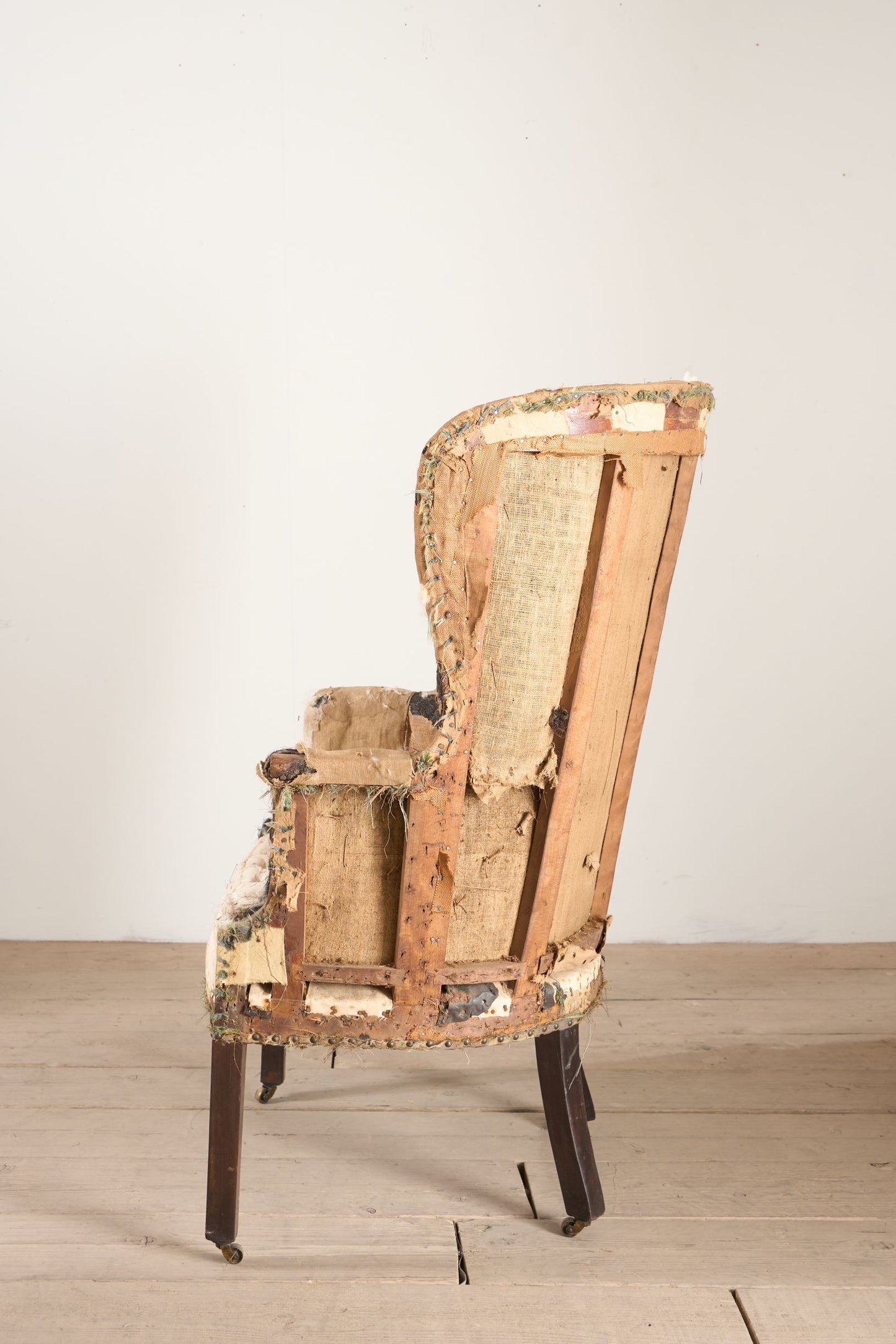 Georgian barrel back armchair