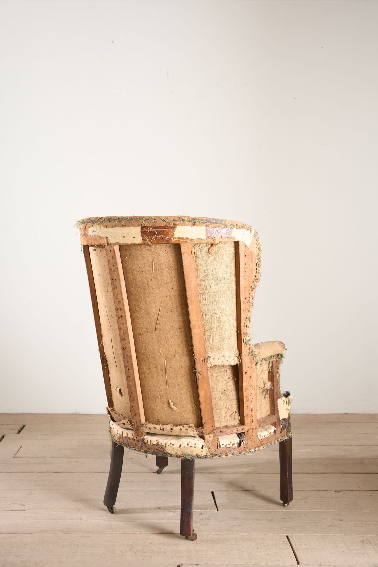 Georgian barrel back armchair