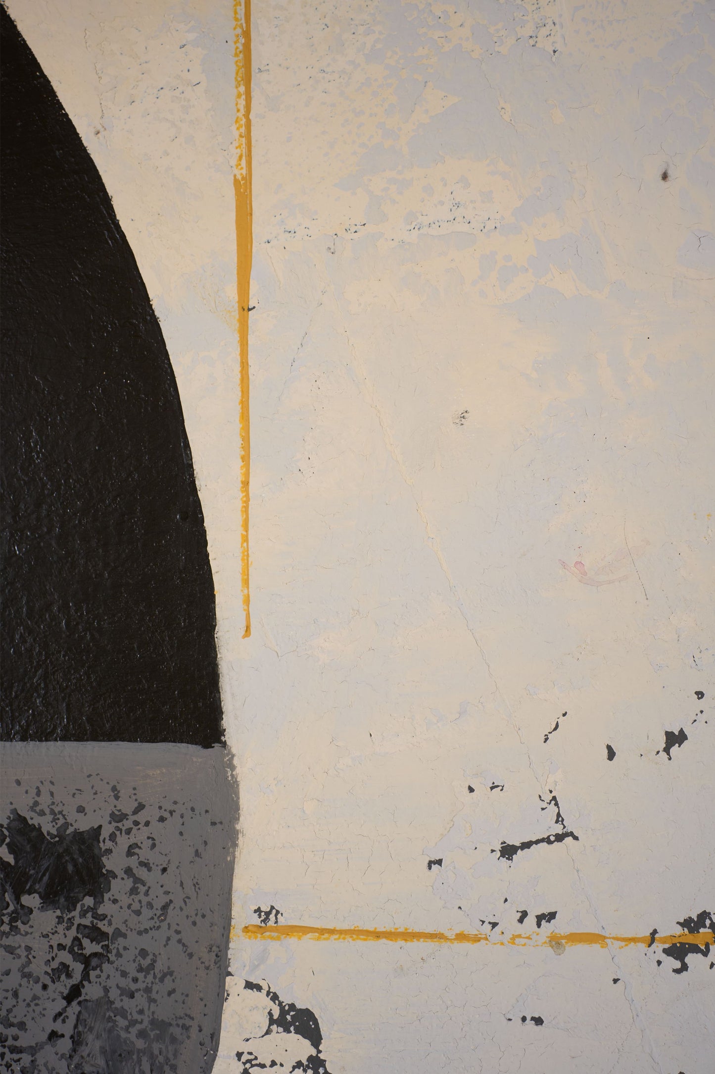 Large modern abstract painting on board by Sylvia Ortega - 003