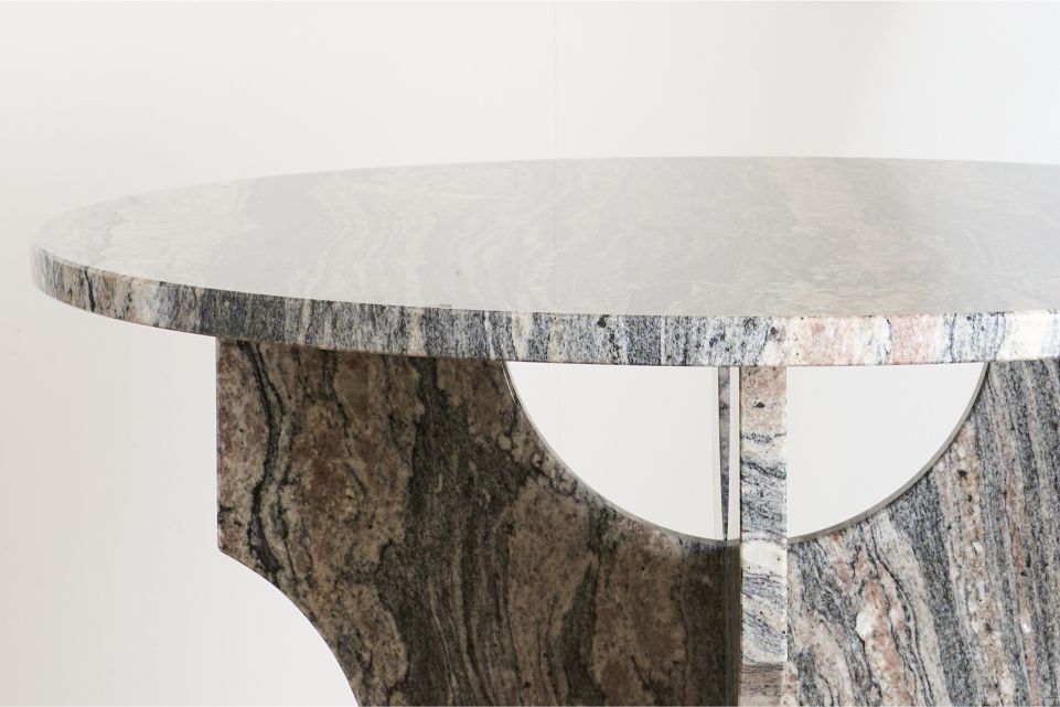 The 'Casa' circular marble centre table by TallBoy Interiors