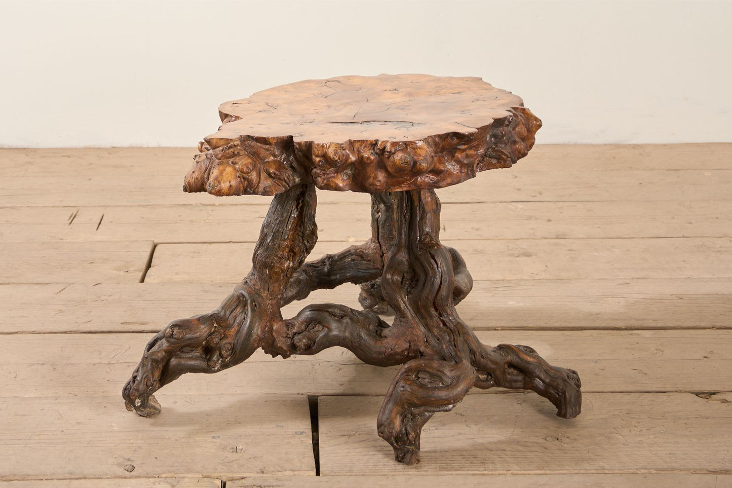 20th century Naturalistic root coffee table