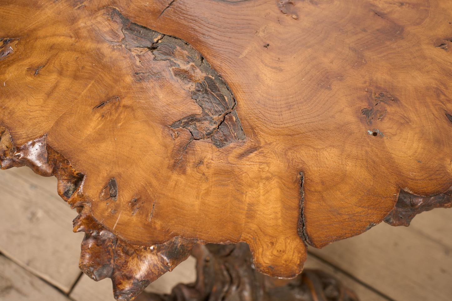 20th century Naturalistic root coffee table