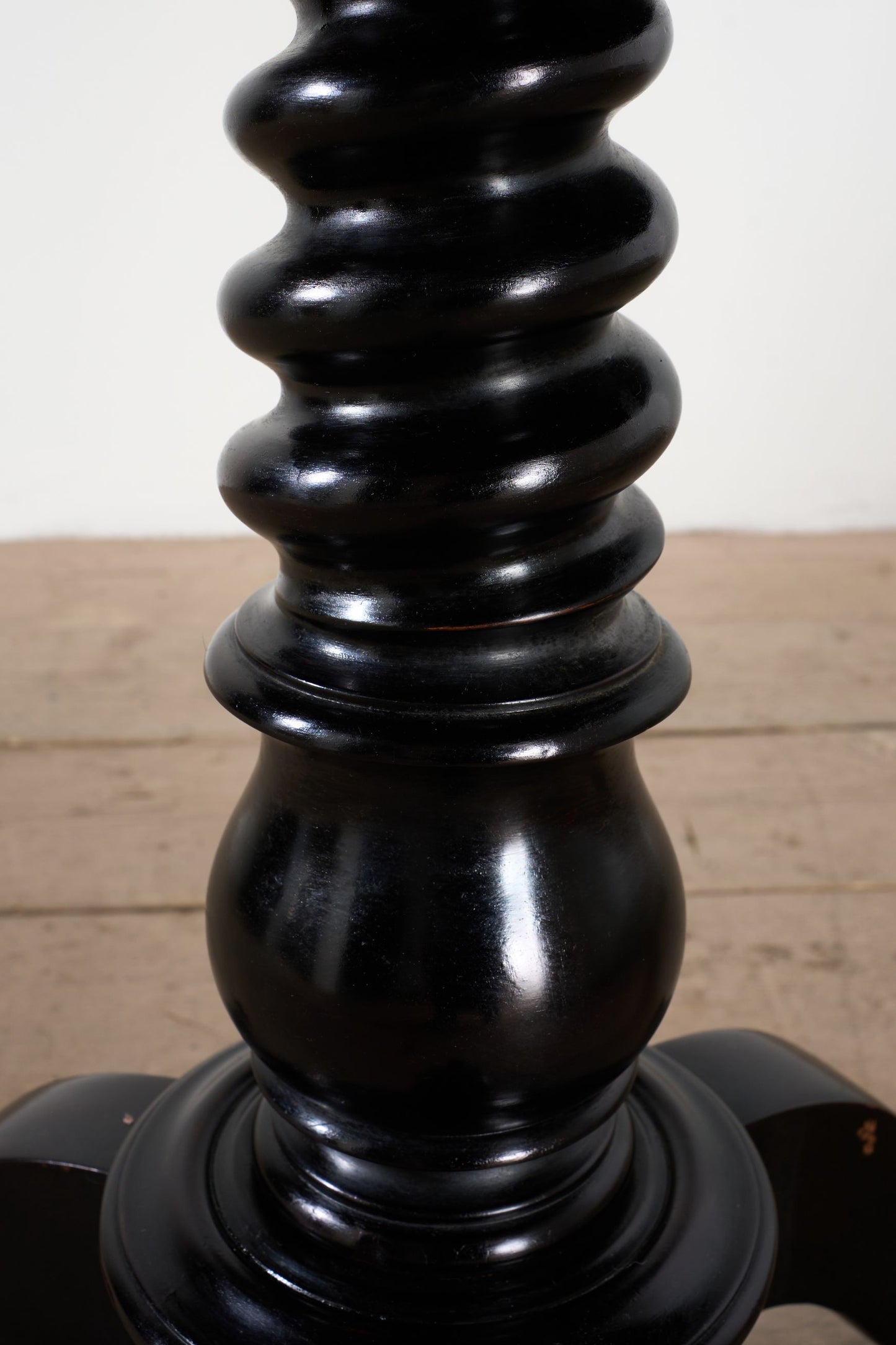 19th Century Ebonised tilt top table - TallBoy Interiors