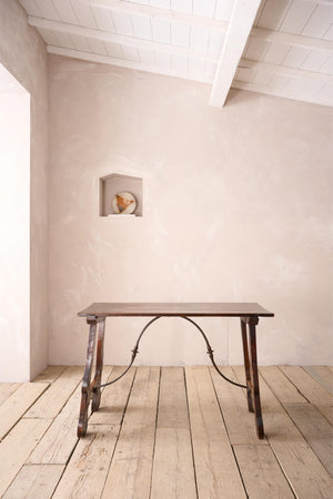 18th century solid walnut Spanish table