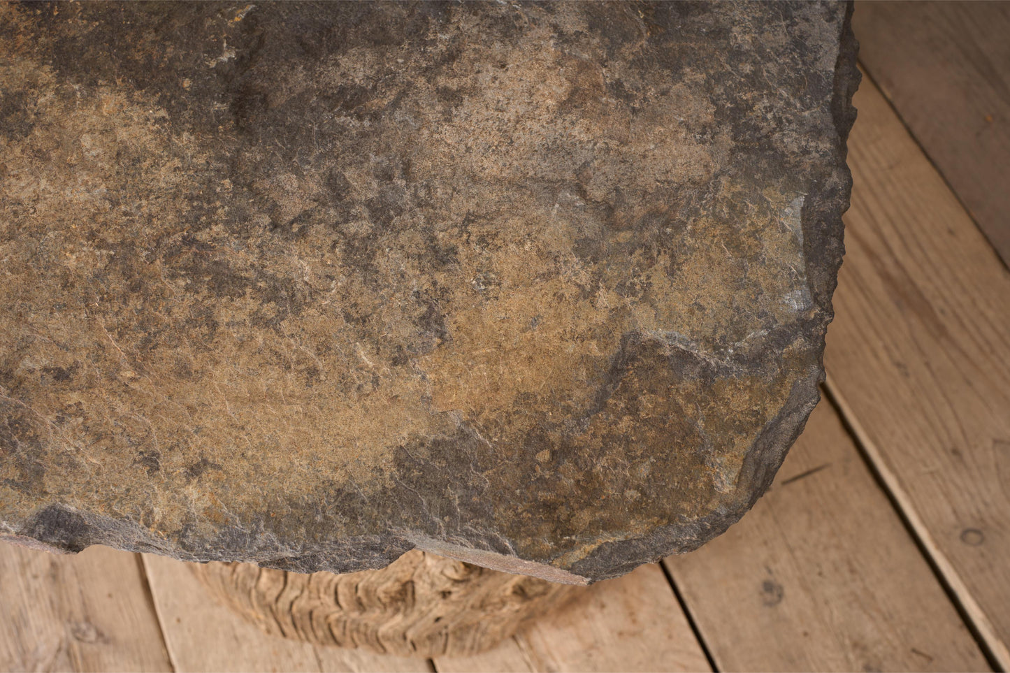 Pair of 19th century slate topped side tables