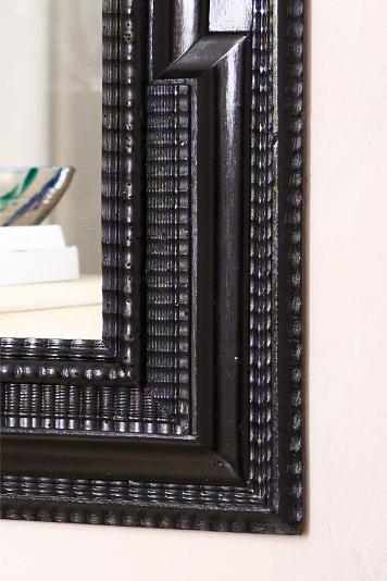 Large 19th century Italian Ebonised mirror - No1