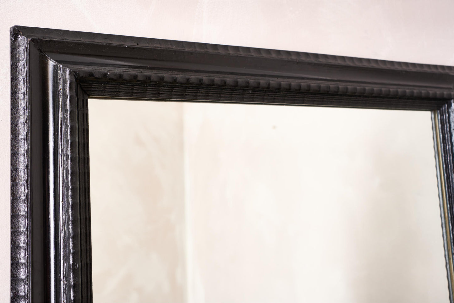 19th century Ebonised Italian mirror - No6