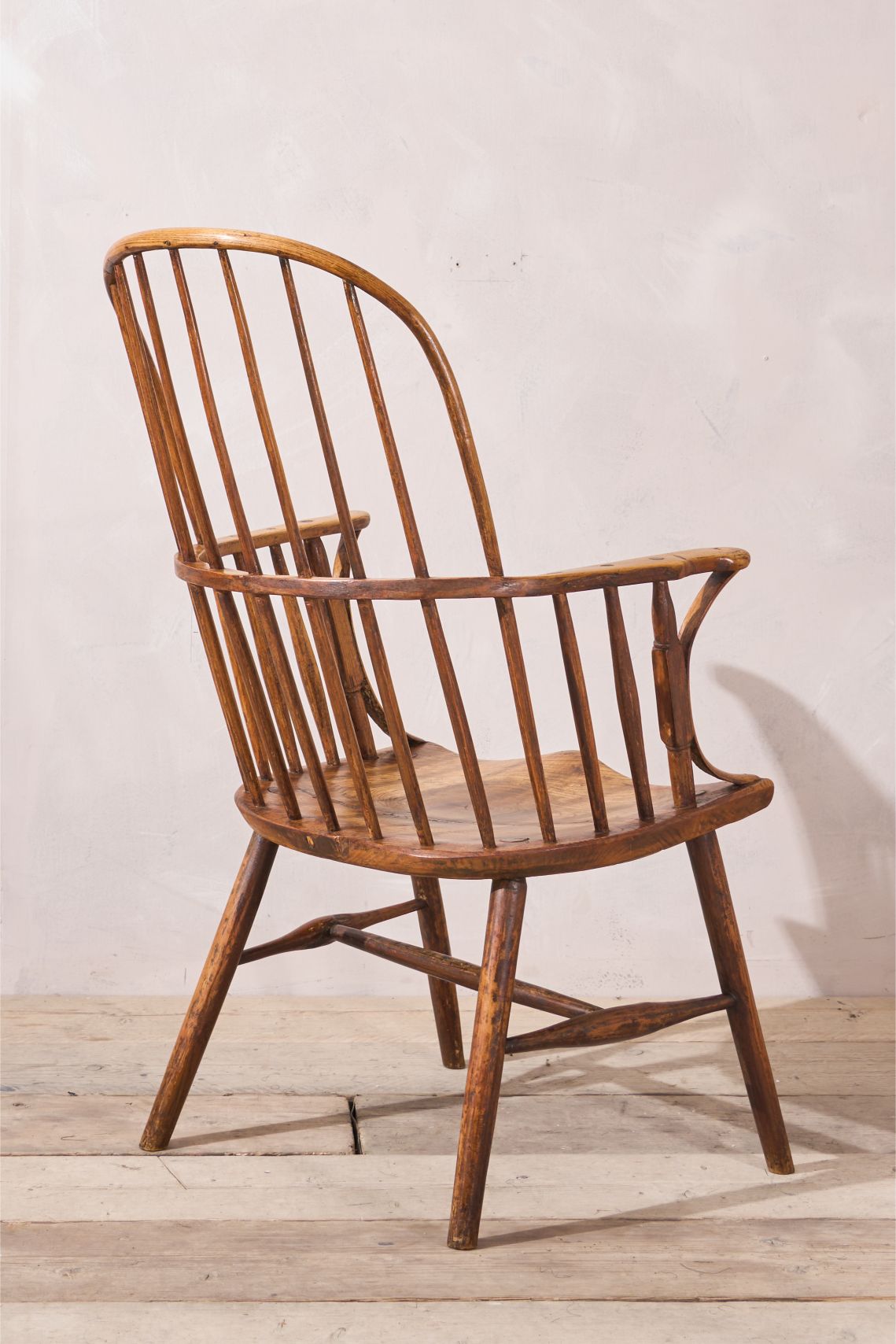 18th century Folk art Windsor armchair