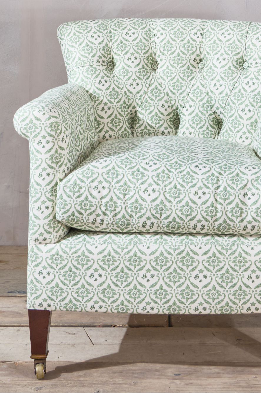19th century Howard and sons Woodstock armchair