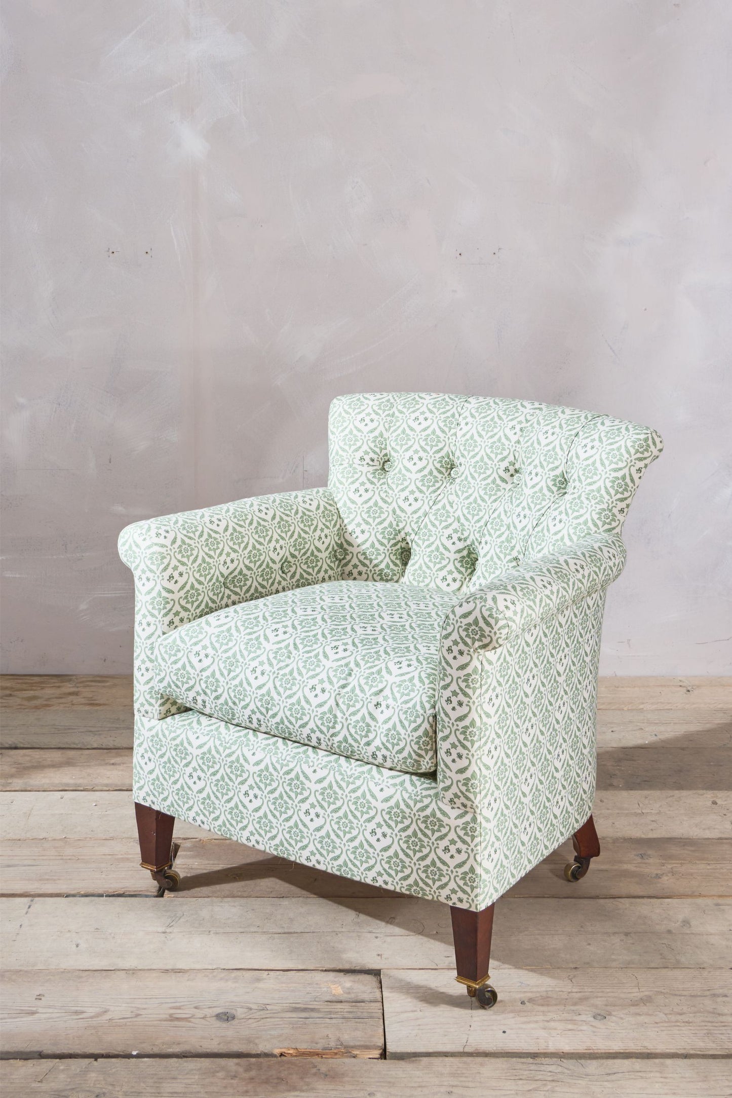 19th century Howard and sons Woodstock armchair