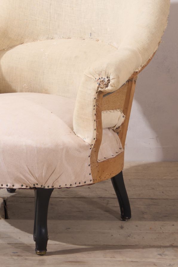 Single Napoleon III tub chair