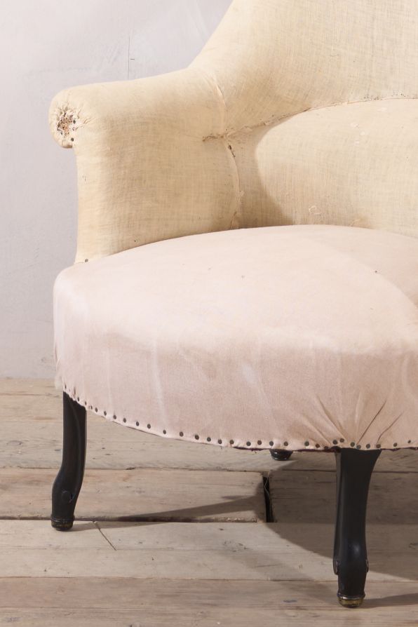 Single Napoleon III tub chair