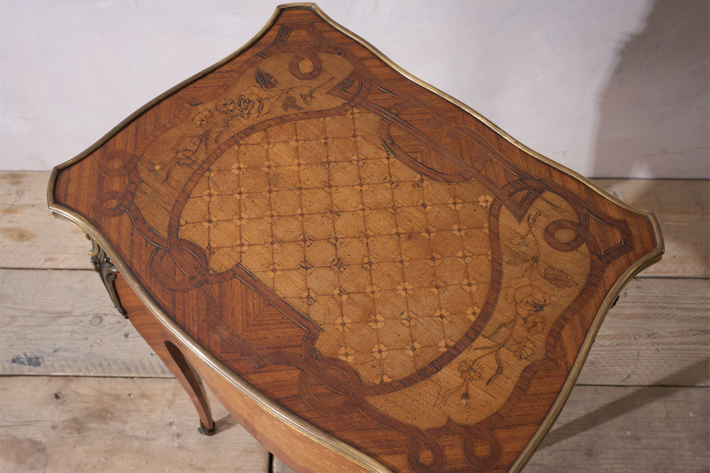 Early 20th century French Kingwood side table