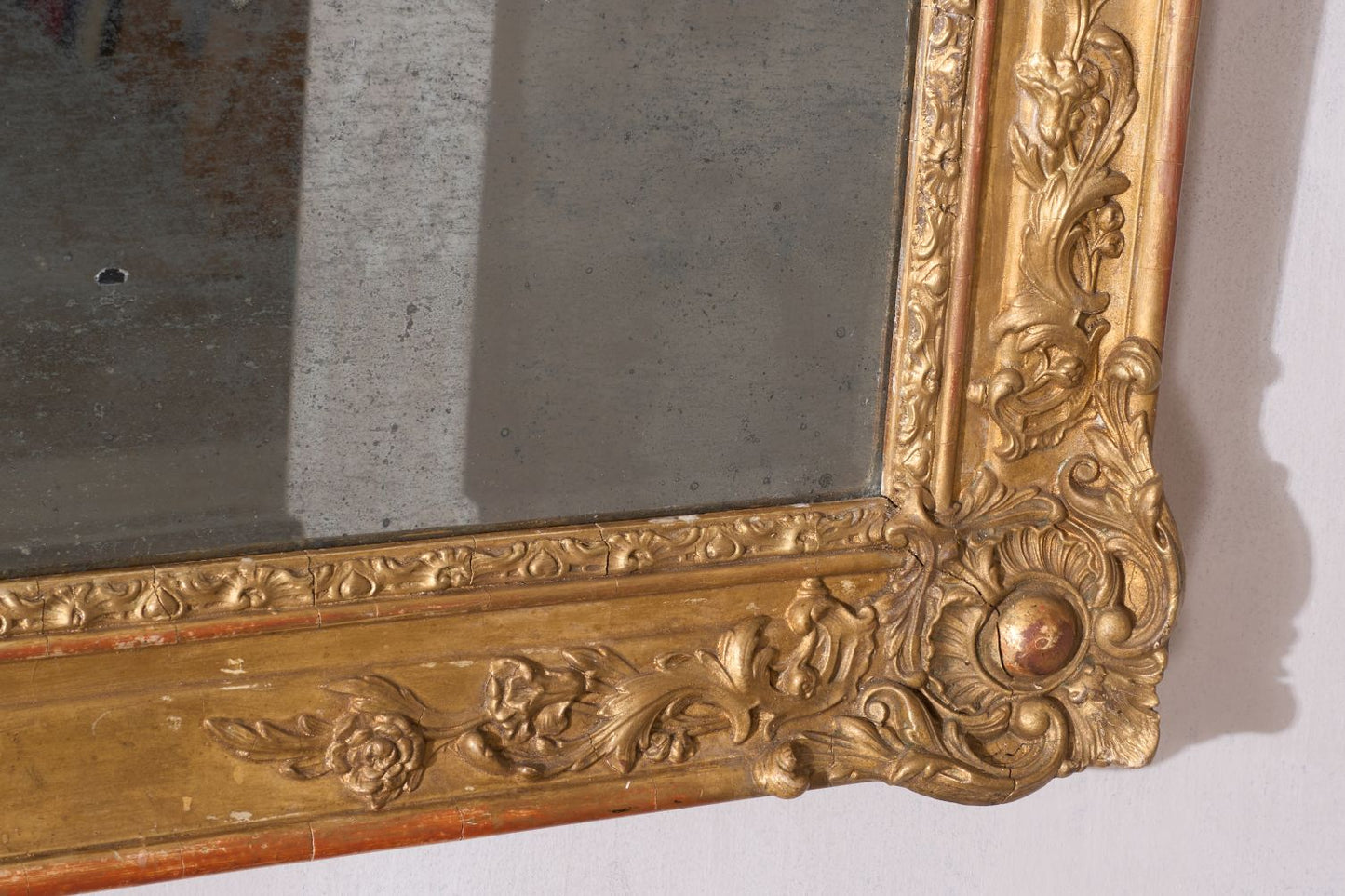 19th century Gilt decorated French mirror