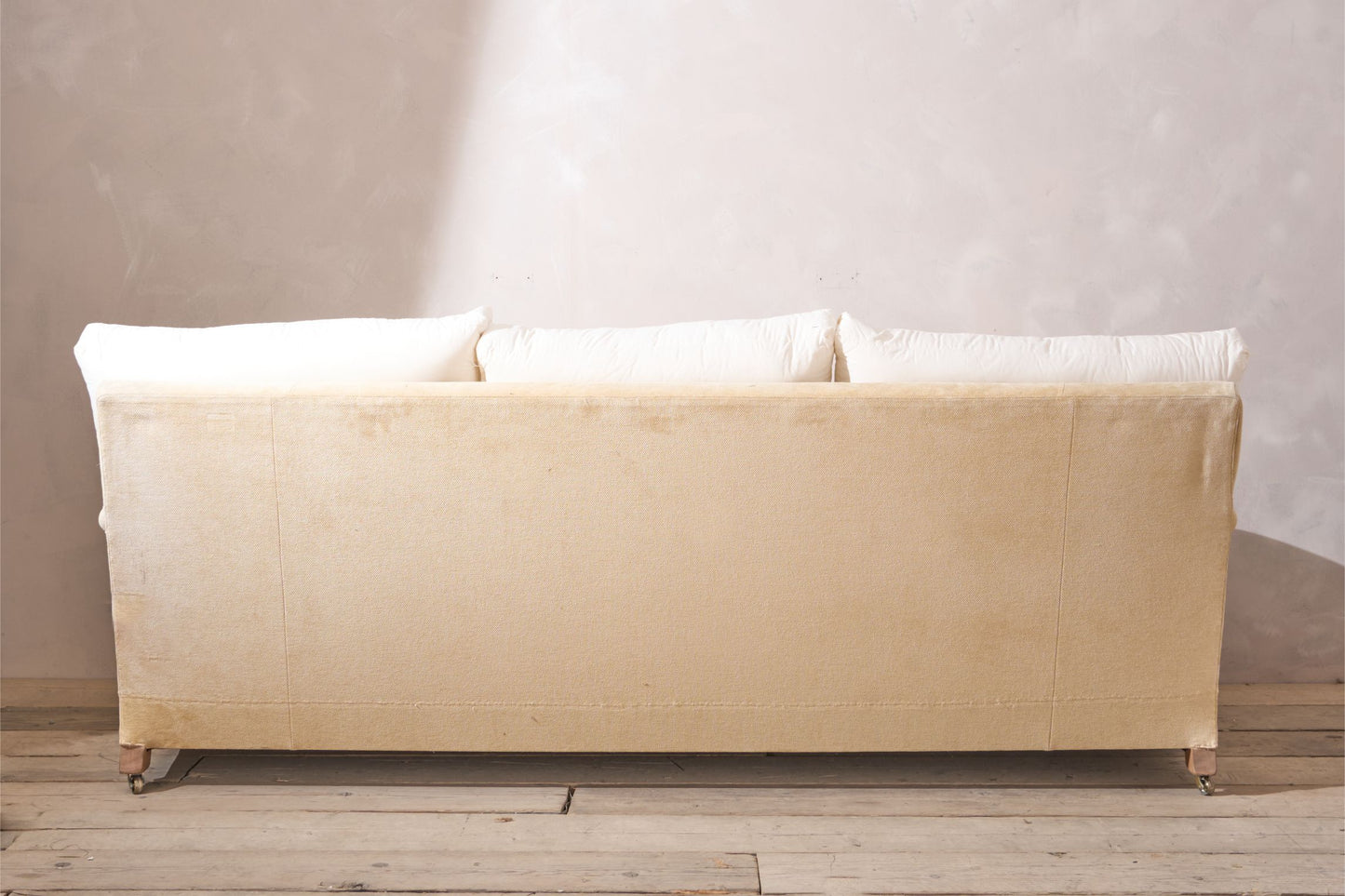 Large 20th century 3 seater sofa in Howard and sons style