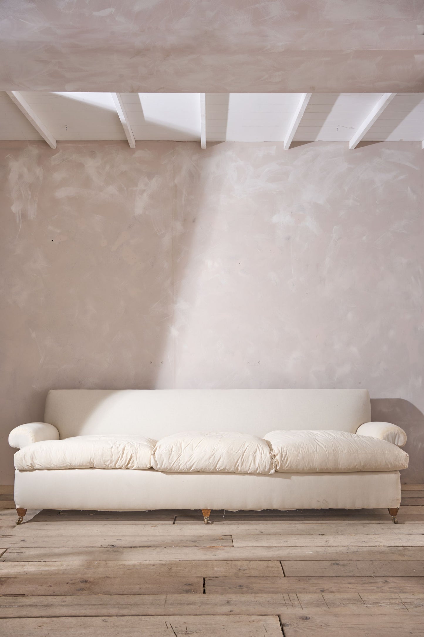 Very large and comfy country house sofa retailed by Harrods